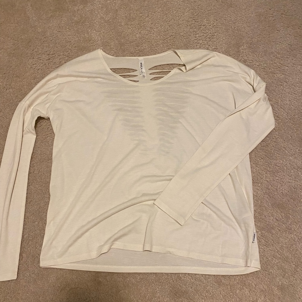 White long sleeve shirt